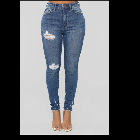 Fashion Nova Skinny Jeans Size 9 - Picture 1 of 3